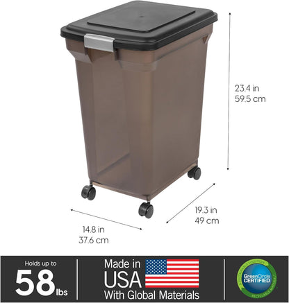 IRIS USA Dog Food Storage Container. Chosen for real quality, fits naturally into modern pet homes.