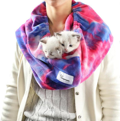 Small Animal Carrier – Hands-Free Pet Bonding Pouch for Small Pets Under 5 lbs, Bearded Dragon Carrier Sling, Guinea Pig Carrier for Sugar Glider, Chinchilla, Bird – Ferret Sling Carrier(Start Dream)