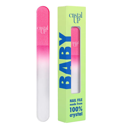 Crystal Baby Nail File 2 in, Gentle and Safe for Delicate Glass Nails File, Hygienic and Durable, Perfect for Newborns and Infants, Ideal for Stress Free Nail Trimming
