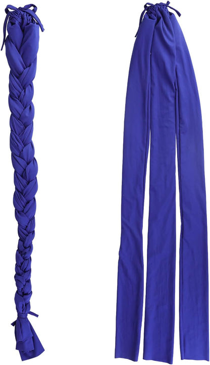 Harrison Howard 3 Tube Stretchy Fabrics Adjustable Closure Lightweight Horse Tail Bag for Horses Braid-in Tail Bag