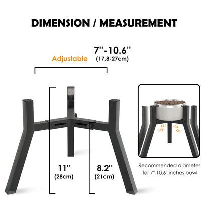 TIDANT Dog Bowl Stand for Medium Large Dogs. Chosen for real quality, fits naturally into modern