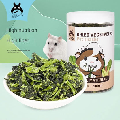 Hamster Food Dried Vegetables for Small Rodents Pet Snacks