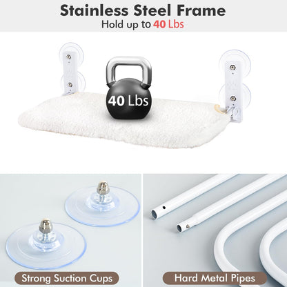 AMOSIJOY Cordless Cat Window Perch. Chosen for real quality, fits naturally into modern pet homes.