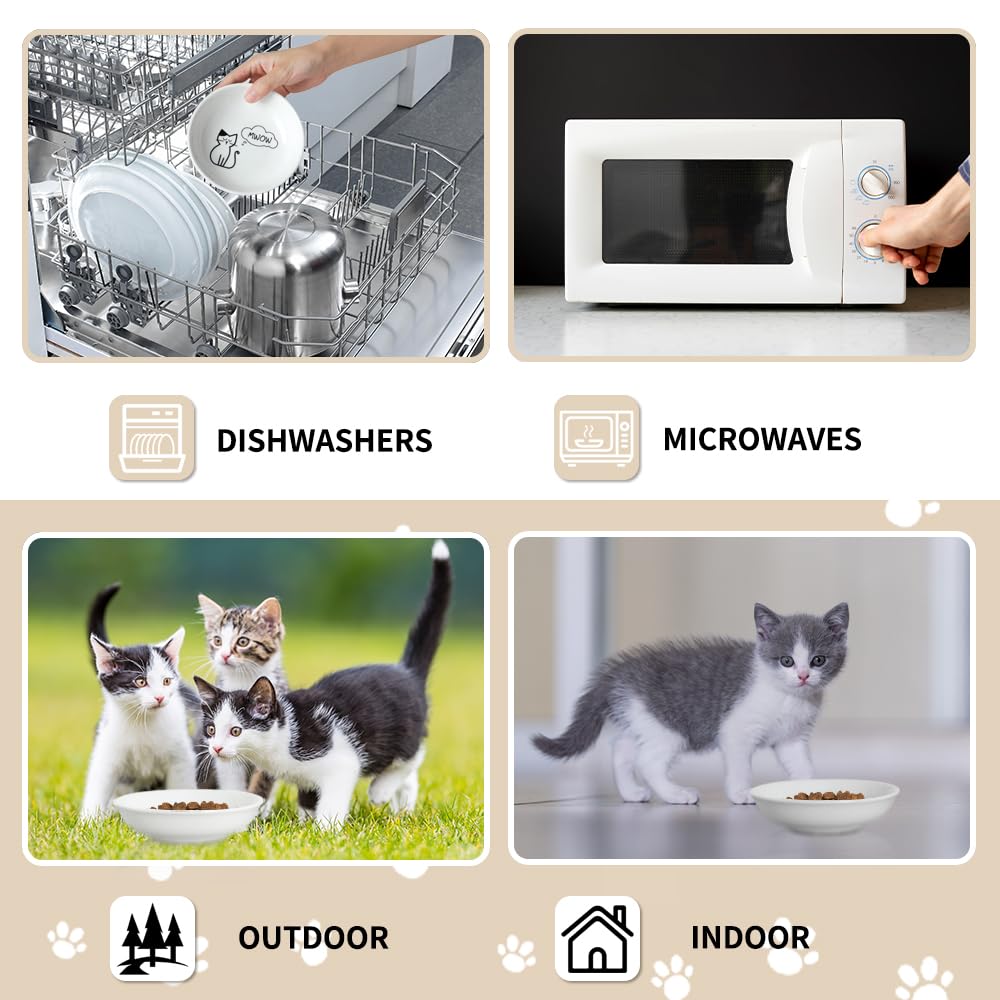 HAPPY KIT 2pcs Little Cat Bowls. Chosen for real quality, fits naturally into modern pet homes.