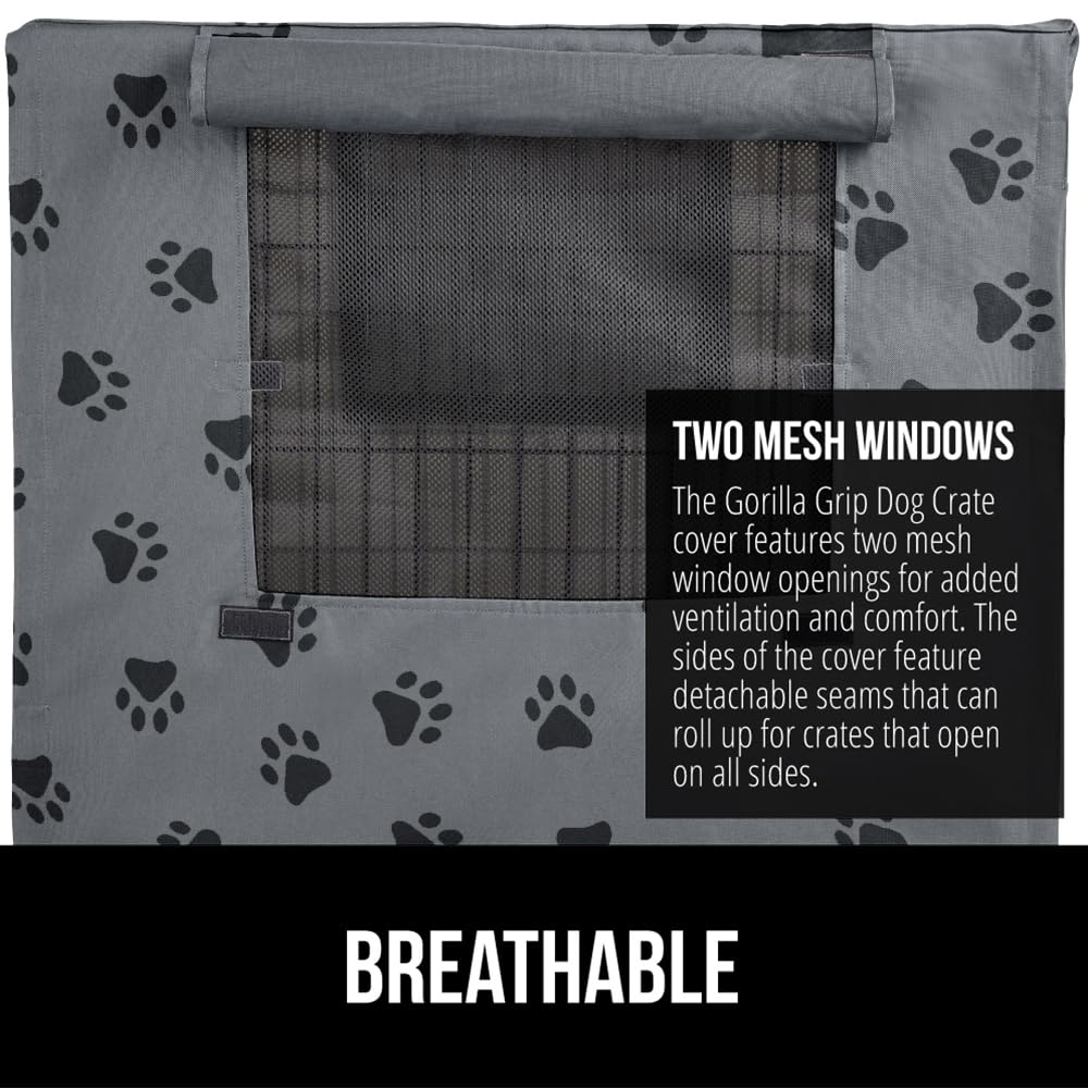 GORILLA GRIP Dog Crate Covers Compatible with Amazon. Chosen for real quality, fits naturally into