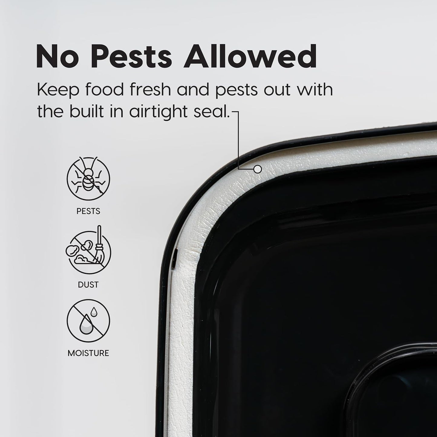 IRIS USA Dog Food Storage Container. Chosen for real quality, fits naturally into modern pet homes.