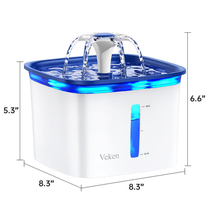 Veken Innovation Award Winner 95oz/2.8L Cat Water. Chosen for real quality, fits naturally into