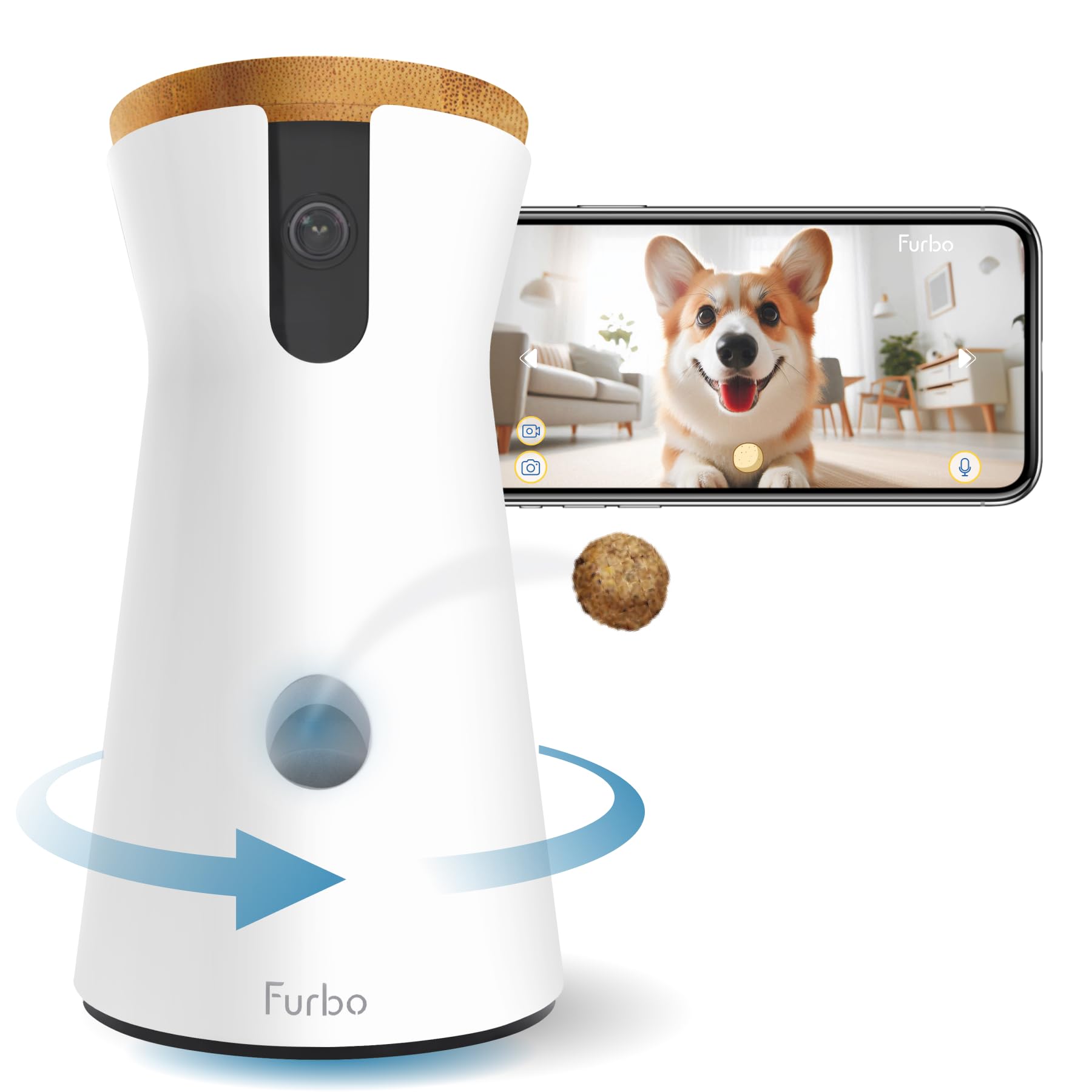 Furbo 360° Dog Camera [No Monthly Fee]. Chosen for real quality, fits naturally into modern pet