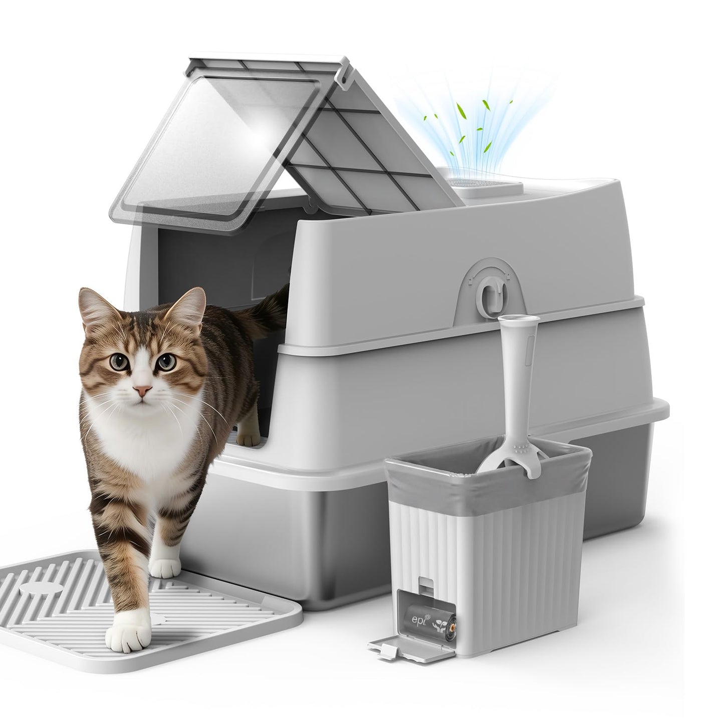 Stainless Steel Litter Box with Lid | Extra Large. Chosen for real quality, fits naturally into