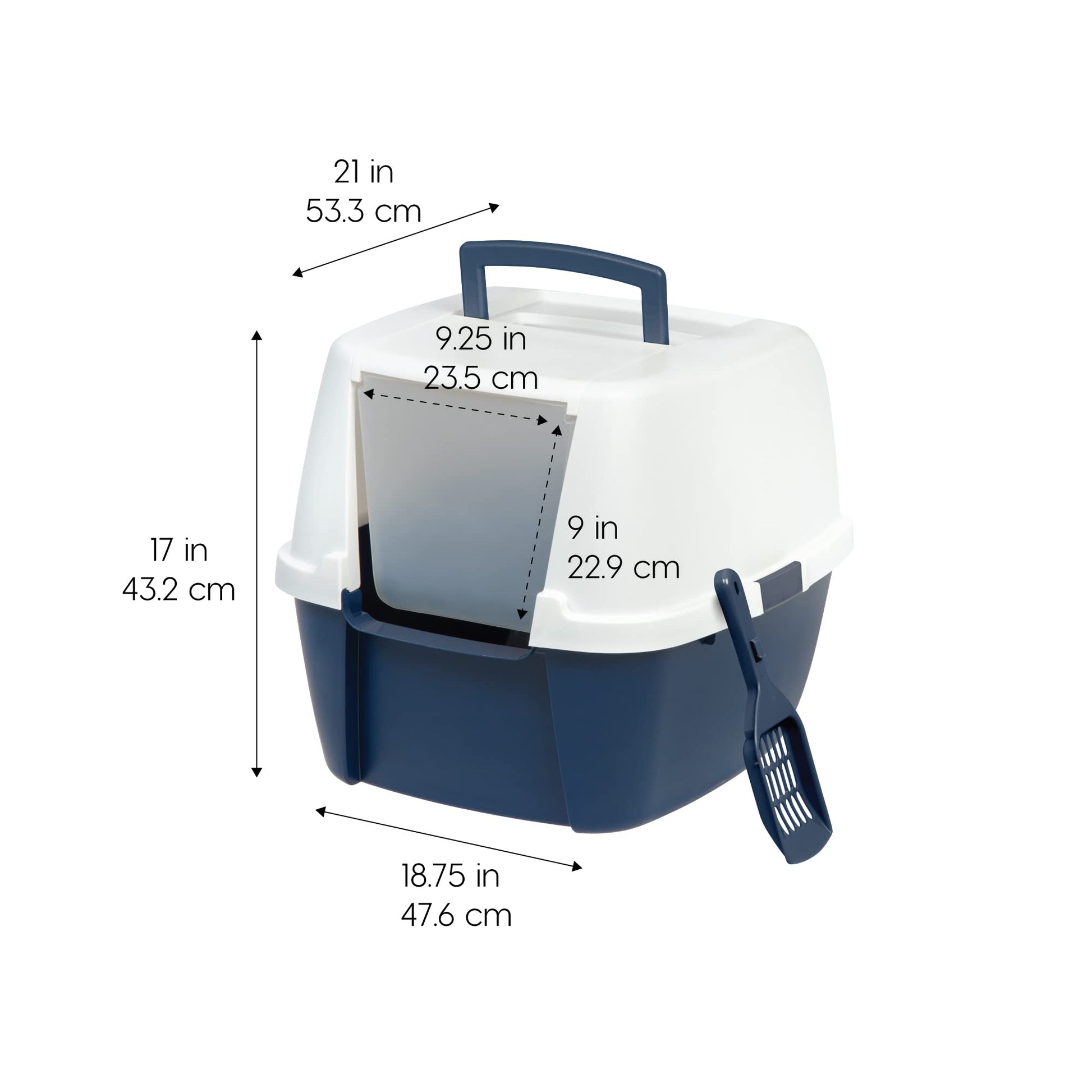 IRIS USA Large Front Door Cat Litter Box. Chosen for real quality, fits naturally into modern pet
