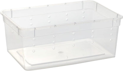 OMEM Portable Reptile Terrarium Habitat for Mini Pet Houses Breathable Holes Stackable Container (2PCS-XS)