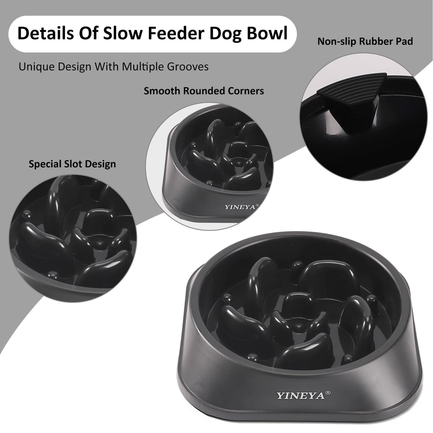 YINEYA Slow Feeder Dog Bowls. Chosen for real quality, fits naturally into modern pet homes.