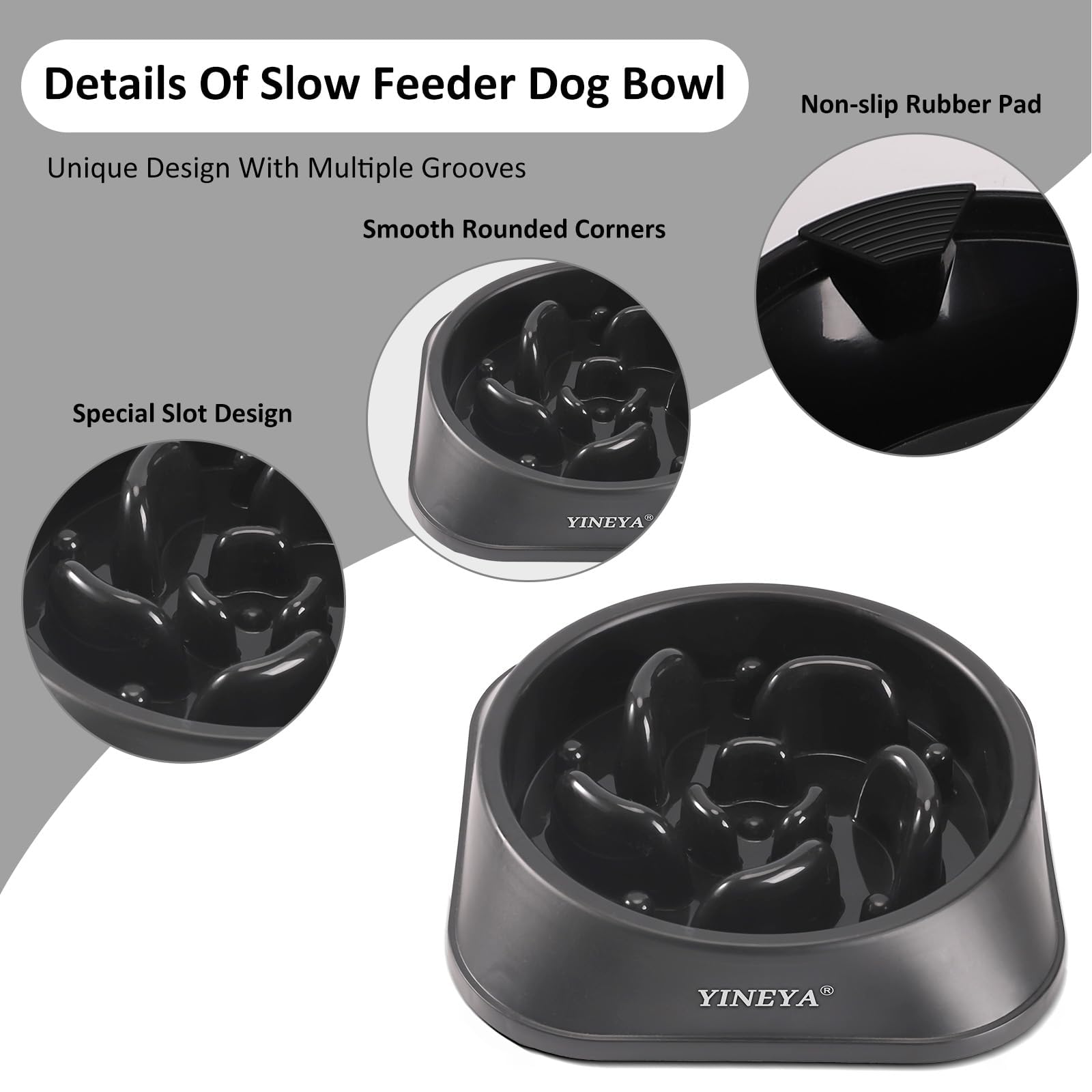 YINEYA Slow Feeder Dog Bowls. Chosen for real quality, fits naturally into modern pet homes.