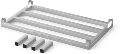 20 in X 36 in. Aquarium Stand | Industrial Style Aluminum Fish Tank Base with Open Frame Design