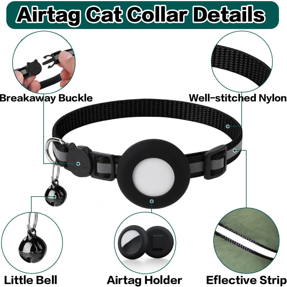 Dgerp Airtag Cat Collar Breakaway. Chosen for real quality, fits naturally into modern pet homes.