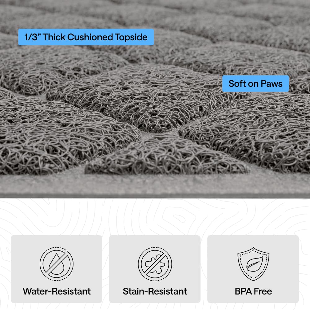 GORILLA GRIP Cat Litter Box Mat. Chosen for real quality, fits naturally into modern pet homes.