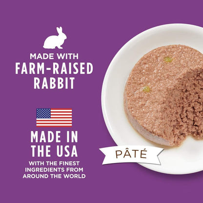 Instinct Limited Ingredient Diet, Natural Wet Cat Food, Grain Free Recipe - Real Rabbit, 3 oz. Cans (Pack of 24)