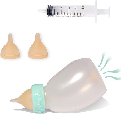 Kittens Feeder Bottle, Silicone Feeding Nipple and Syringes for All Breed Kittens and Small Animals Dongdong pet