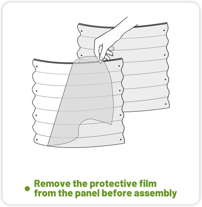 SnugNiture 4x2x1.5ft Raised Garden Bed Outdoor, 17" Tall Galvanized Metal Planter Box, Raised Garden Bed Kit for Planting Vegetables Plants Fruits, Brown