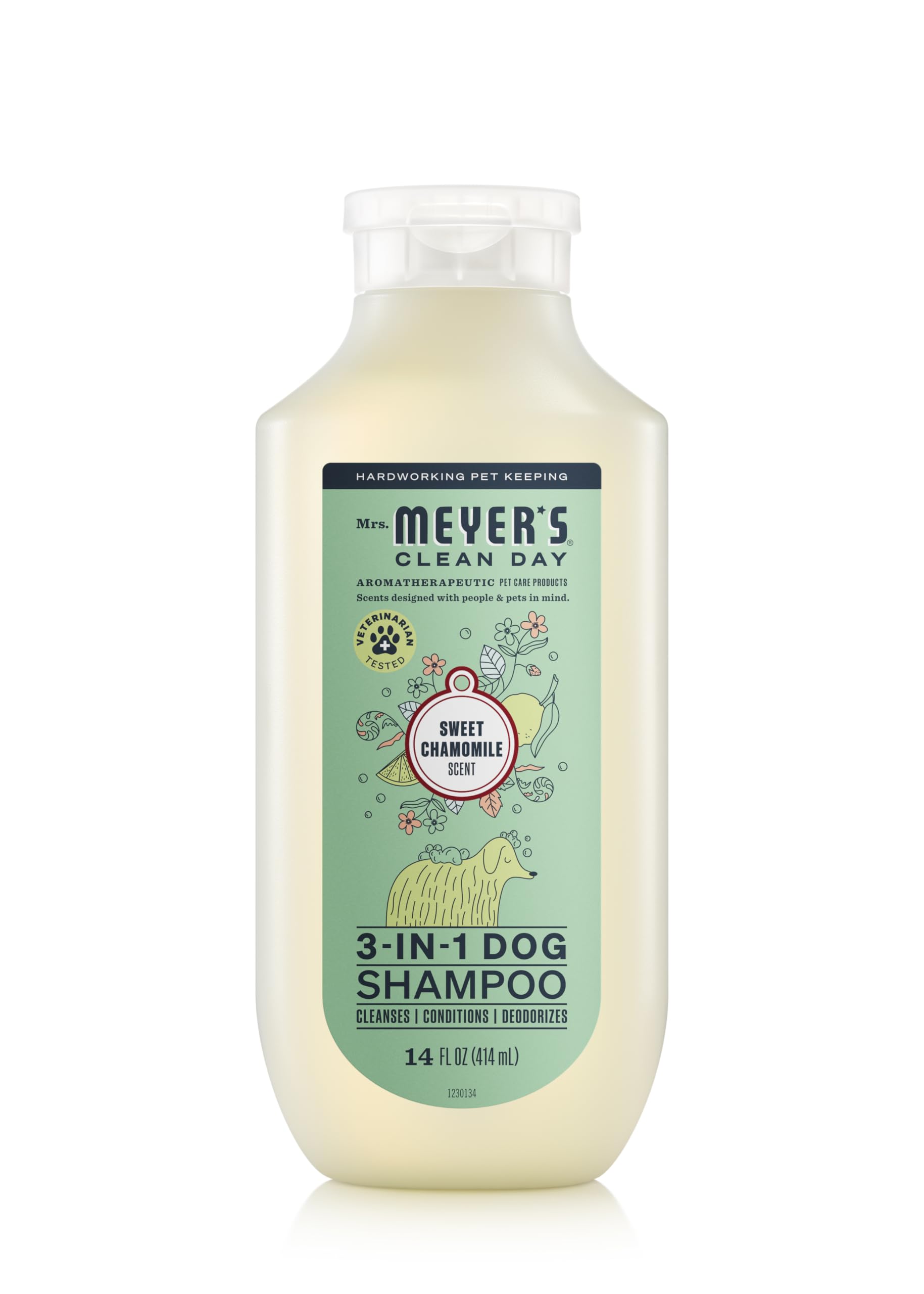 MRS. MEYER'S Clean Day 3 in 1 Dog Shampoo. Chosen for real quality, fits naturally into modern pet
