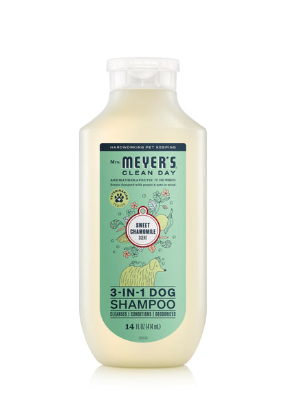 MRS. MEYER'S Clean Day 3 in 1 Dog Shampoo. Chosen for real quality, fits naturally into modern pet