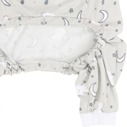 HDE Dog Pajamas One Piece Jammies Jumpsuit Pet Clothes Outfit Stretchy Lightweight Comfy Shirt Pjs for M-3XL Dogs Goodnight Polar Bears - 2XL