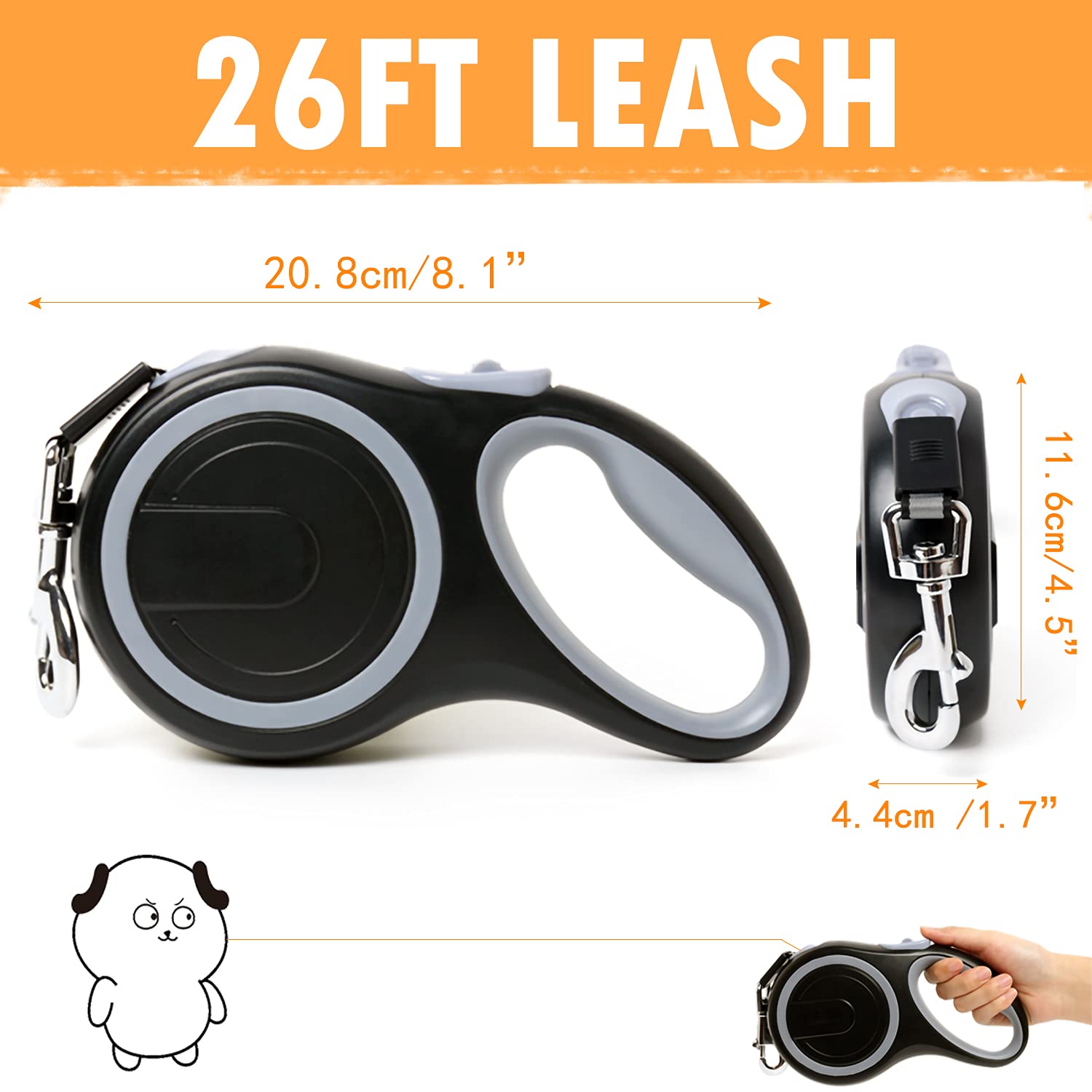 26Ft Retractable Dog Leash. Chosen for real quality, fits naturally into modern pet homes.