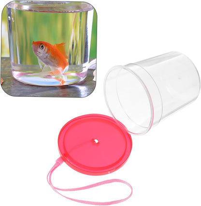 Reptile Tank Decor Aquatic Turtle Tank Plastic Pet Feeding Container Easy to Use Feeding Box Color