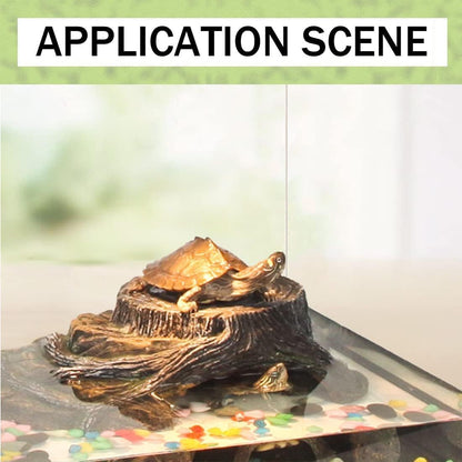 Reptile Hideout Cave Resin Rock Lizard Hideaway Turtle Climbing Platform Habitat Decoration for Tortoise Bearded Dragon Chamelon Frog Gecko Snake Iguana