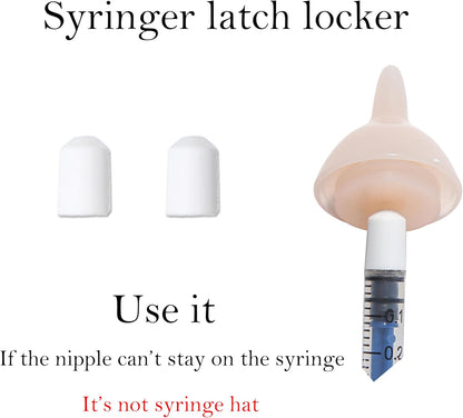 Silicone Feeding Nipples and Syringes for Newborn Kittens, Puppies, Small Animals, Rabbits Dongdong pet