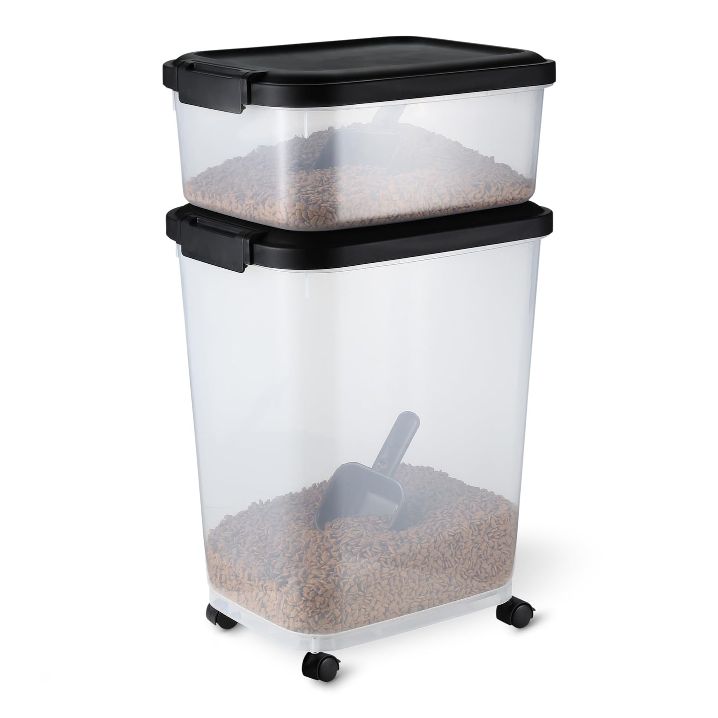 Amazon Basics Pet Food Storage Container Set. Chosen for real quality, fits naturally into modern