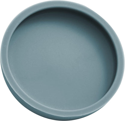 OHMO 2 Pack Cat Food Can Lids, Small Size (3 oz) Silicone Pet Food Can Lids Covers for 2.5 oz Cat Food Cans, Light Blue