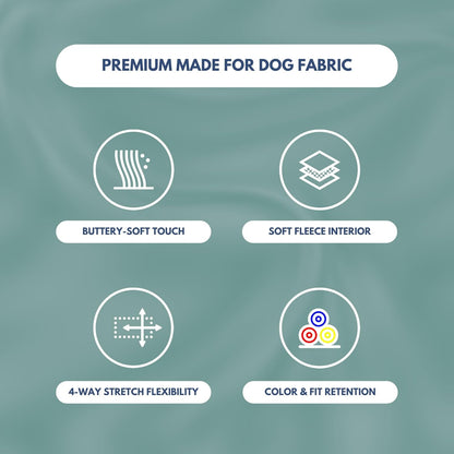 Spark Paws Dog Hoodie – Premium Dog Sweater for Small, Medium, and Large Dogs | Warm Outfits for French Bulldogs, Pitbull, Puppy, Winter Jacket Alternative - Teal - 2XL