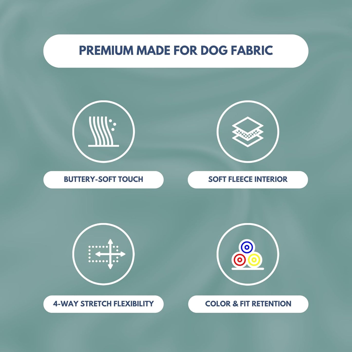 Spark Paws Dog Hoodie – Premium Dog Sweater for Small, Medium, and Large Dogs | Warm Outfits for French Bulldogs, Pitbull, Puppy, Winter Jacket Alternative - Teal - L