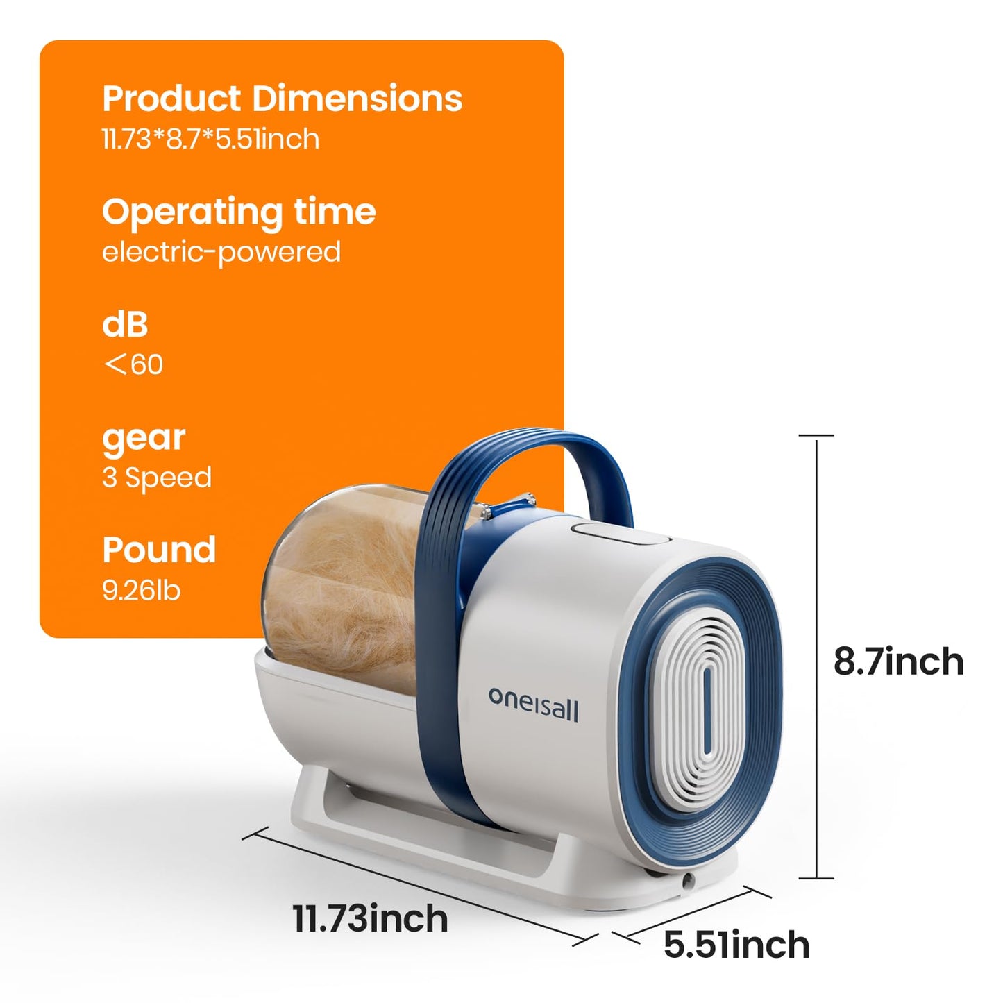 oneisall Dog Grooming Vacuum. Chosen for real quality, fits naturally into modern pet homes.