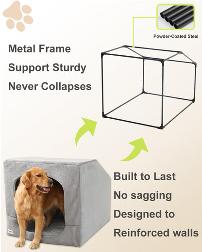 Hovicaed Indoor Dog House Extra Large Sized Dog Tent. Chosen for real quality, fits naturally into
