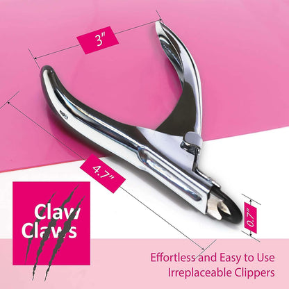 Guillotine Type Dog Nail Clippers for Small and Medium-Sized Dogs, Safety Guard to Avoid Over Cutting, Sharp Stainless Steel Blade (No Coated Handle)