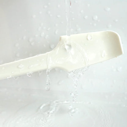 Meow&Woof Cat Wet Food Spoon, Mini Spatula for Pet Canned Food, BPA Free Silicone Can Spoons for Animal Feeding, Small Jars Spatulas, Easy Clean Scraper for Dog Food Cans-White