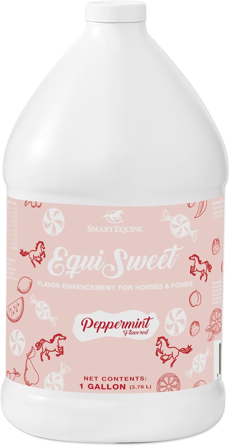 Uckele by SmartEquine Equi Sweet Peppermint | Sugar-Free Natural Peppermint Flavor, Perfect for Picky Eaters, Enhances Feed Palatability | 1 Gallon