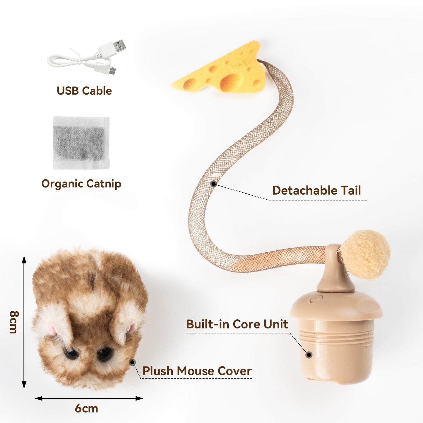 Migipaws Interactive MigiMouse Cat Toy 360° Rolling &. Chosen for real quality, fits naturally into