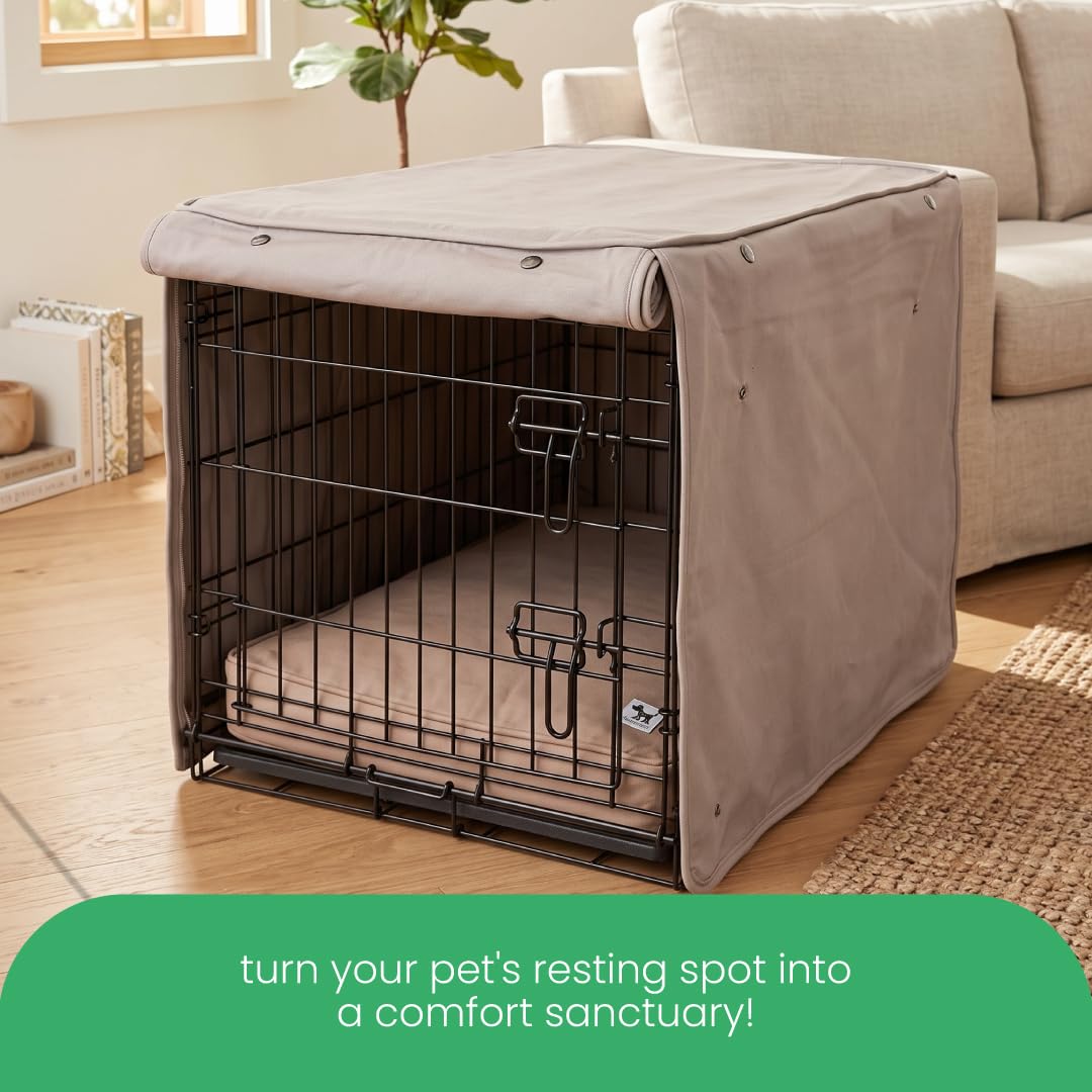 Molly Mutt Tan Dog Crate Cover. Chosen for real quality, fits naturally into modern pet homes.