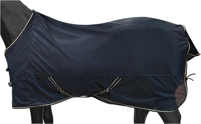 BARN & STABLE Breathable and Tear-Resistant Horse Fly Sheet with UV Protection Equine Summer Sheet Horse Fly Blanket with Removable Web Leg Straps