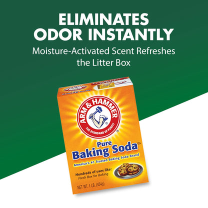 ARM & HAMMER Cat Litter Deodorizer Double Duty. Chosen for real quality, fits naturally into modern