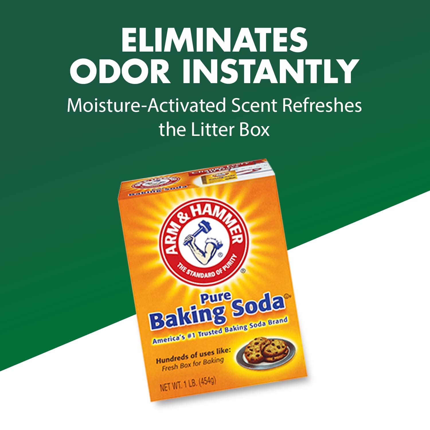 ARM & Hammer Cat Litter Deodorizer Double Duty. Chosen for real quality, fits naturally into modern