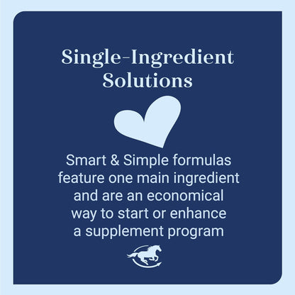 Smart & Simple 99% Fat | Horse Weight Gain Supplement Supports Ideal Body Condition in Horses | Easy to Use & Tasty High Fat Supplement Powder | 112 Servings | 14 lb Bag