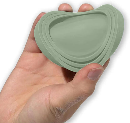 OHMO 2 Pack Dog Food Can Lids, (3, 12, 14oz etc.) Universal Size BPA Free Silicone Covers for Cat and Pet Food, Light Green