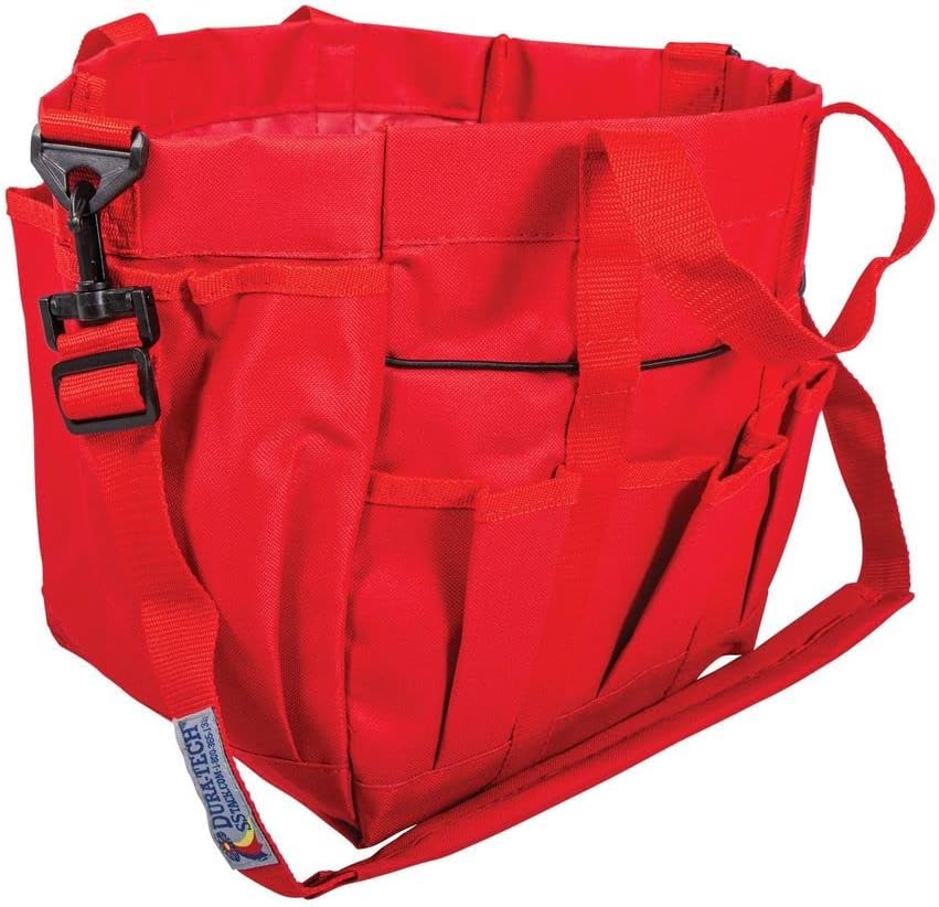 Dura-Tech Deluxe Grooming Tote | Stable Essential for Every Horse Lover | Durable 600D Polyester