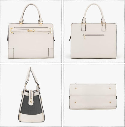 Fashion Pet Carrier Dog Cat Carrier Purse Soft-Sided Leather Handbag Pet Tote Bag for Small Dogs Puppy and Cats TSA Airline Approved (Beige)