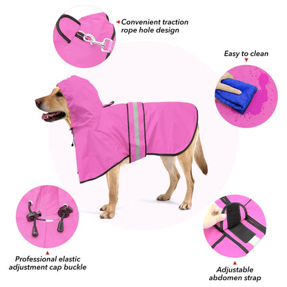 Ezierfy Reflective Dog Rain Coat. Chosen for real quality, fits naturally into modern pet homes.