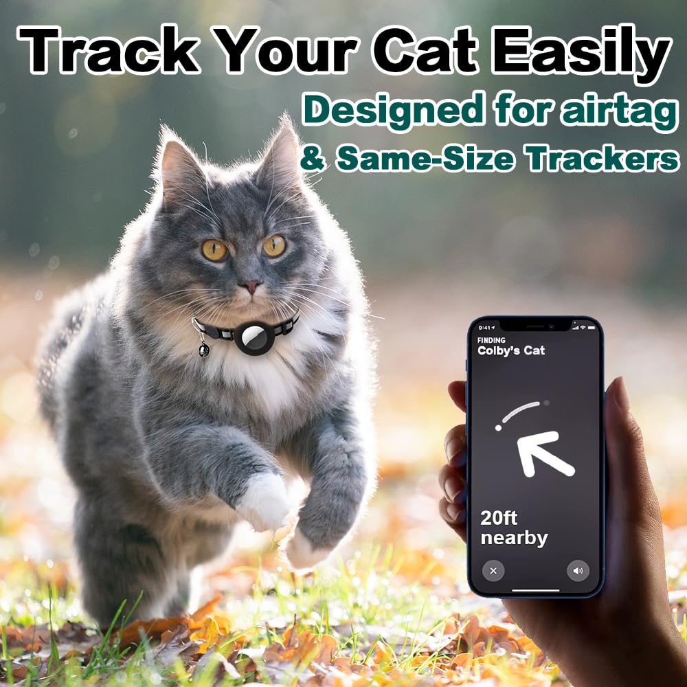 Dgerp Airtag Cat Collar Breakaway. Chosen for real quality, fits naturally into modern pet homes.